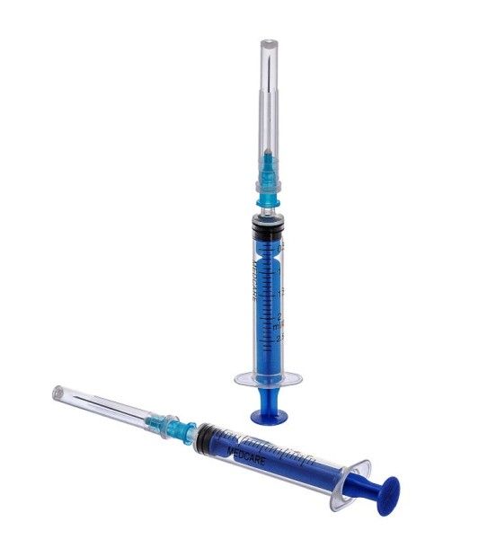 Изображение товара Шприц MedCare 3х компонентный 2мл с иглой 0,63*32мм 23g №1 Шприц MedCare 3х компонентный 2мл с иглой 0,63*32мм 23g №1 фотография
