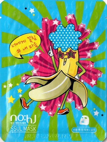 Изображение товара Маска для лица NO:HJ Banana Ssul с экстрактом банана и огурца 25г Маска для лица NO:HJ Banana Ssul с экстрактом банана и огурца 25г фотография