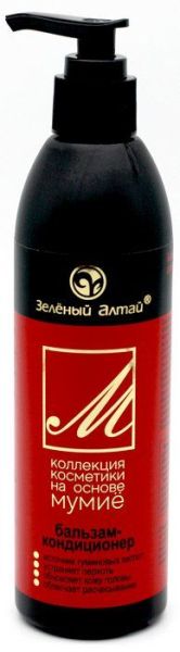 Изображение товара Зеленый Алтай бальзам-кондиционер для волос с мумие 280мл Зеленый Алтай бальзам-кондиционер для волос с мумие 280мл фотография