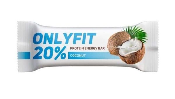 Изображение товара Батончик протеиновый глазированный Кокос Only Fit 40г Батончик протеиновый глазированный Кокос Only Fit 40г фотография