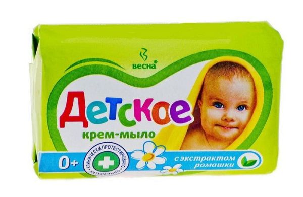 Изображение товара Мыло детское ромашка Весна 90 г 0+ Мыло детское ромашка Весна 90 г 0+ фотография