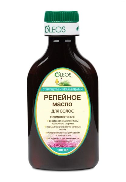 Изображение товара Репейное масло с Хвощом и Керамидами Oleos 100мл Репейное масло с Хвощом и Керамидами Oleos 100мл фотография