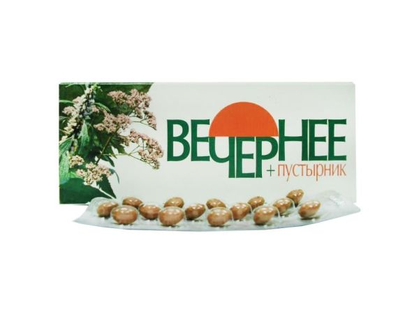 Изображение товара Драже Вечернее + (с пустырником), 60 др. Драже Вечернее + (с пустырником), 60 др. фотография